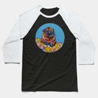 Baby Hippo Baseball T-Shirt